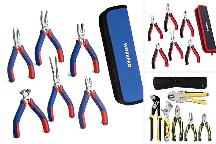 Detailed view of Best 6-Piece Pliers Kit With Pouch