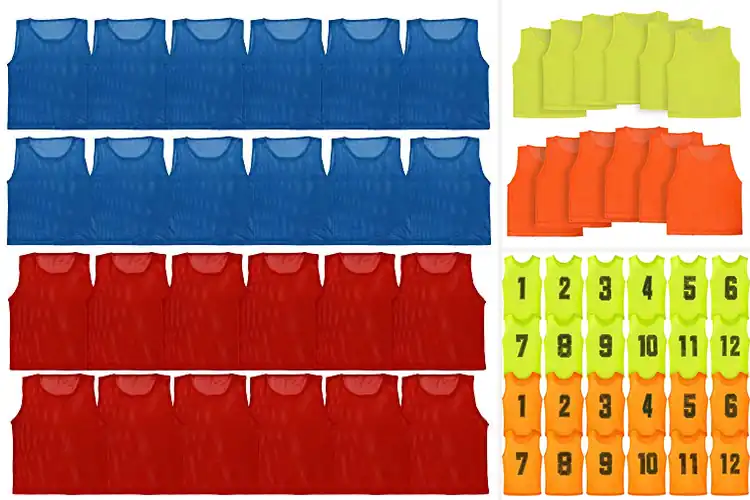 Detailed view of Best Adult Soccer Vests