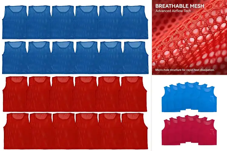 Detailed view of Best Adult Sports Practice Vests