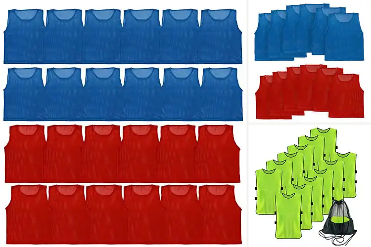 Detailed view of Best Athletic Scrimmage Vests