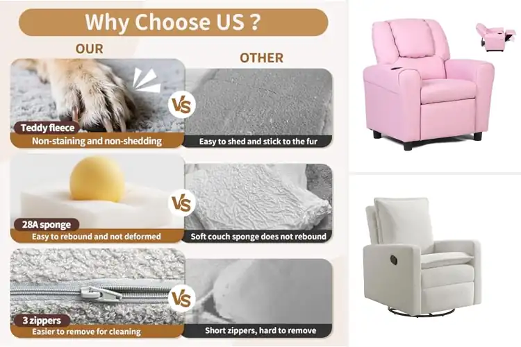 Detailed view of Best Baby Recliners