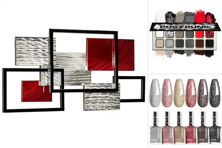 Detailed view of Best Black Silver Red Finishes: 10 Elegant & Edgy Essentials