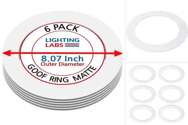 Detailed view of Best Ceiling Patch Goof Rings