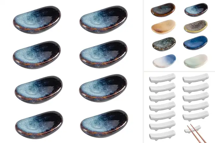 Detailed view of Best Ceramic Chopstick Holder Set