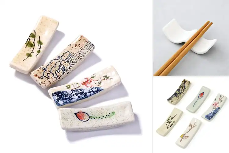 Detailed view of Best Ceramic Chopstick Rest Set For Tableware