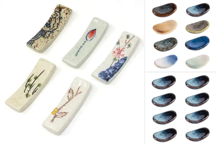 Detailed view of Best Ceramic Material Chopstick Holders