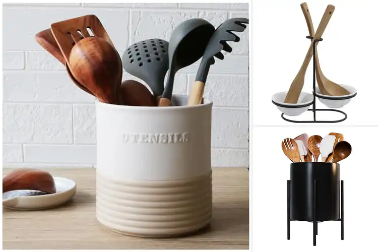 Detailed view of Best Ceramic Utensil Stands