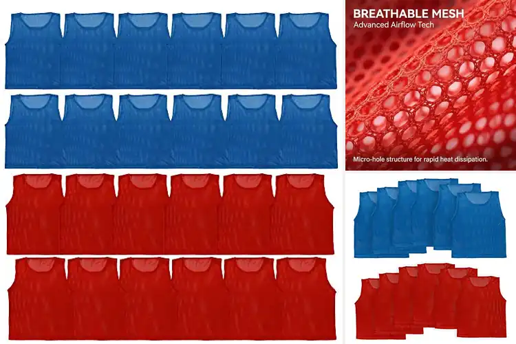 Detailed view of Best Club Scrimmage Vests