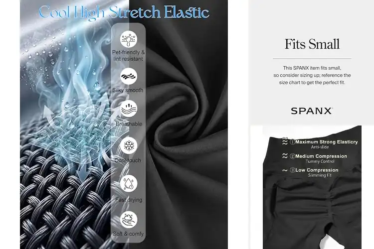 Detailed view of Best Contoured Leggings