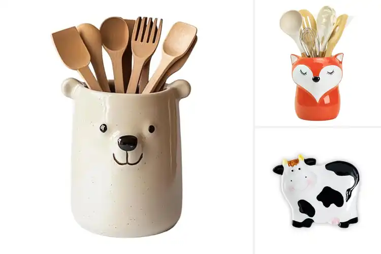 Detailed view of Best Creative Animal Utensil Holders