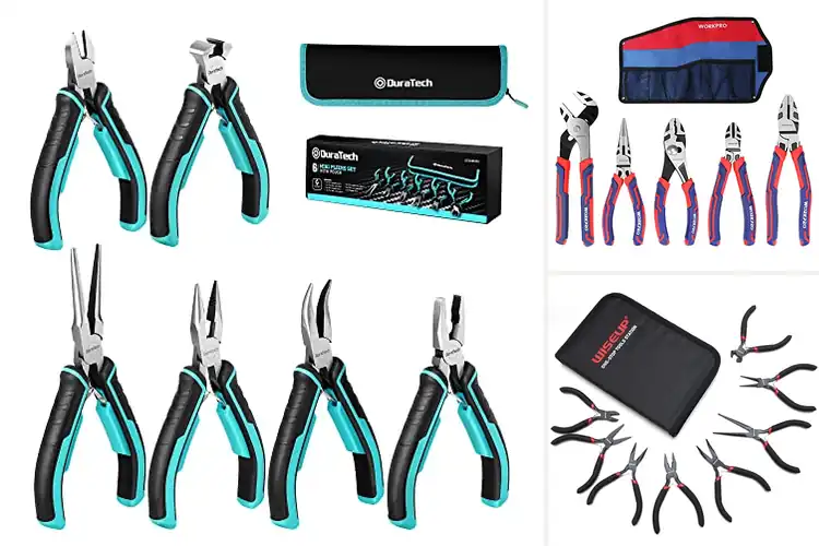 Detailed view of Best CRV Construction Mini Pliers Sets