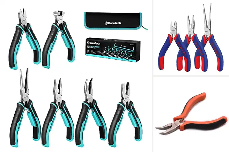 Detailed view of Best CRV Construction Steel Mini Pliers