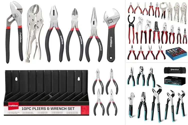 Detailed view of Best CRV High Carbon Steel Pliers Sets