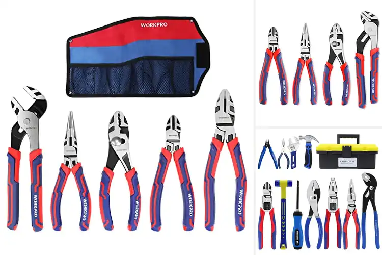 Detailed view of Best CRV Steel Pliers Sets