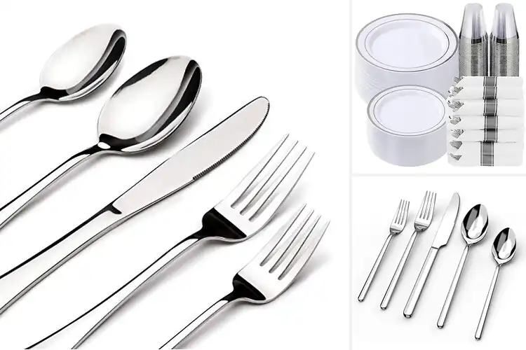 Detailed view of Best Dinner Party Flatware Set For Entertaining