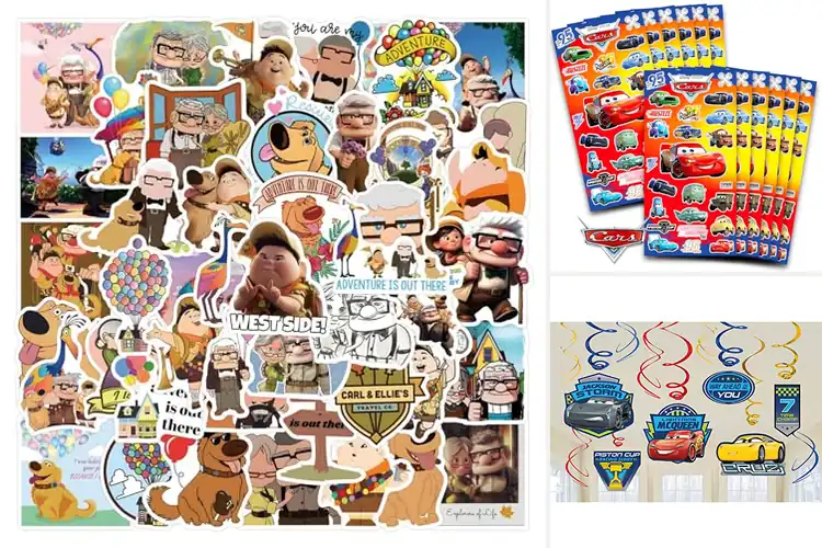 Detailed view of Best Disney Pixar Party Decorations