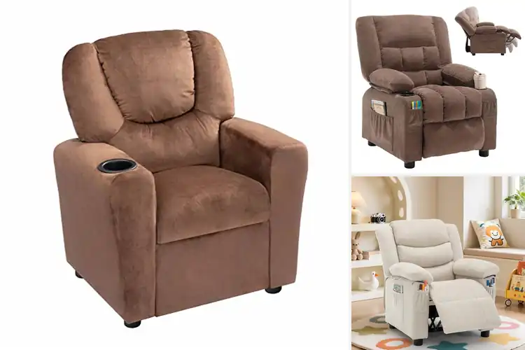 Detailed view of Best Durable Kids Recliner Constructed For Play