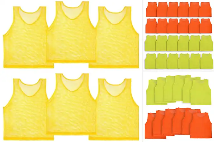 Detailed view of Best Durable Sports Pinnies: Lightweight & Breathable