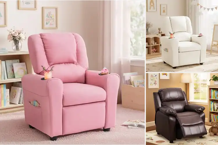 Detailed view of Best Easy Assemble Kids Recliner: Cozy, Fun, & Durable Picks