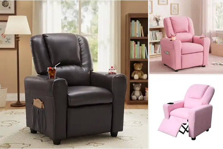 Detailed view of Best Easy Assembly Kids Recliner