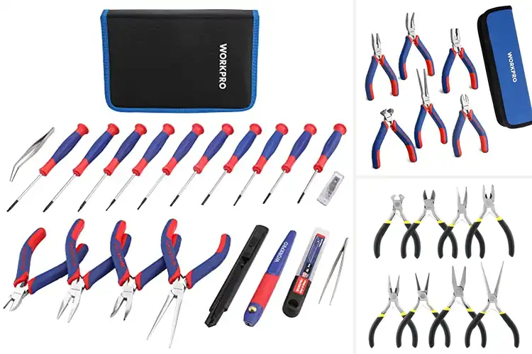 Detailed view of Best Electronic Repair Pliers Sets