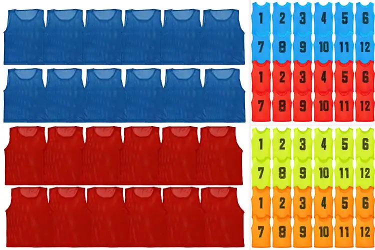 Detailed view of Best Football Training Vests