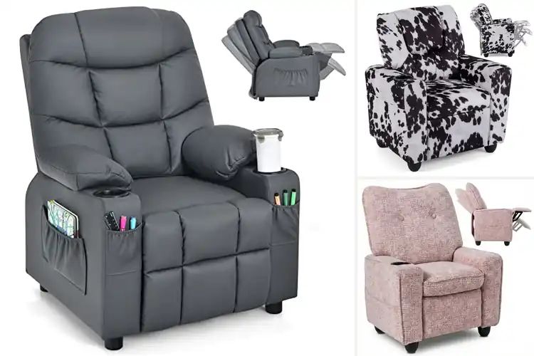 Detailed view of Best For Ages 3 Plus Kids Recliner