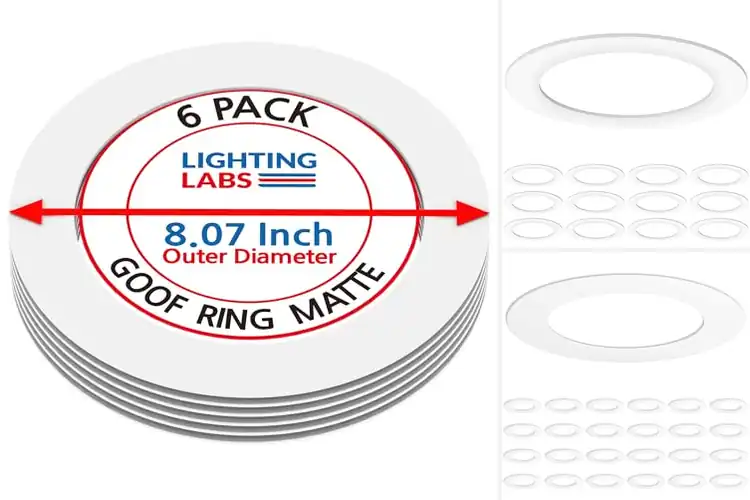 Detailed view of Best Goof Ring For 6 Inch Recessed Lights
