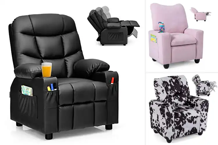 Detailed view of Best Kids Footrest Recliners