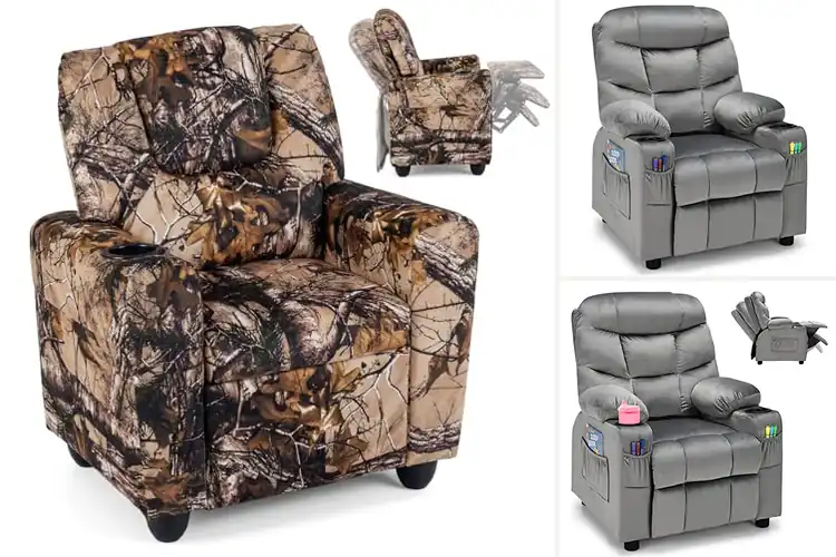 Detailed view of Best Kids Recliner: 10 Cozy Picks for Fun Relaxation