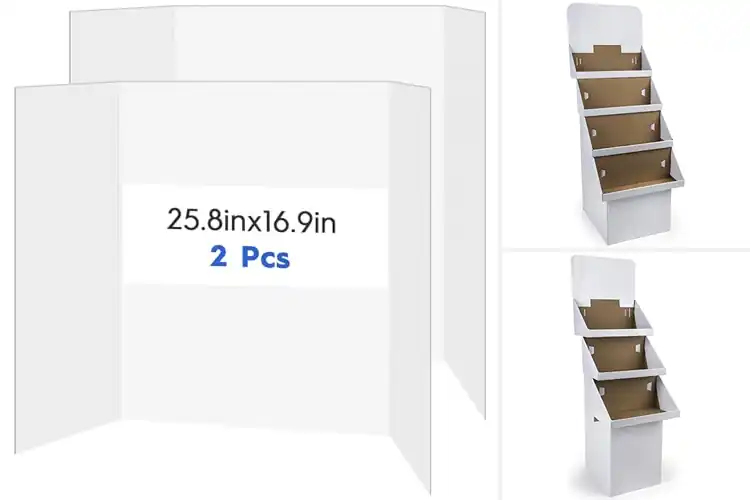 Detailed view of Best Lightweight Cardboard Displays