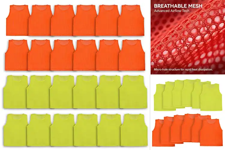 Detailed view of Best Lightweight Sports Pinnies: Stay Cool & Focused