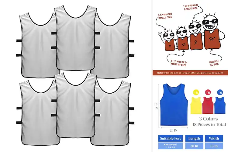 Detailed view of Best Long-Lasting Scrimmage Vests