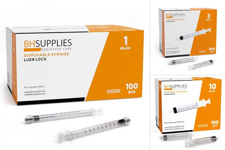 Detailed view of Best Luer Lock Syringes