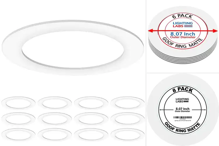 Detailed view of Best Matte White Light Rings