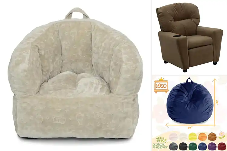 Detailed view of Best Microfiber Kids Chair For Comfort