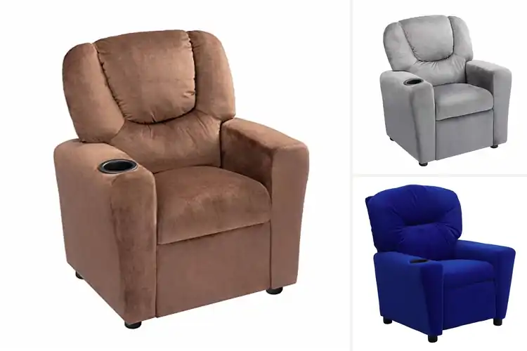 Detailed view of Best Microfiber Kids Recliners