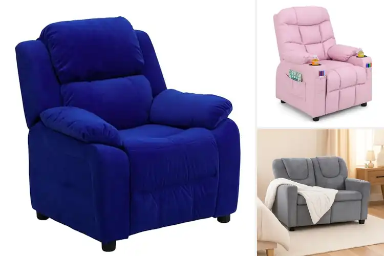 Detailed view of Best Microfiber Toddler Recliner Comfort