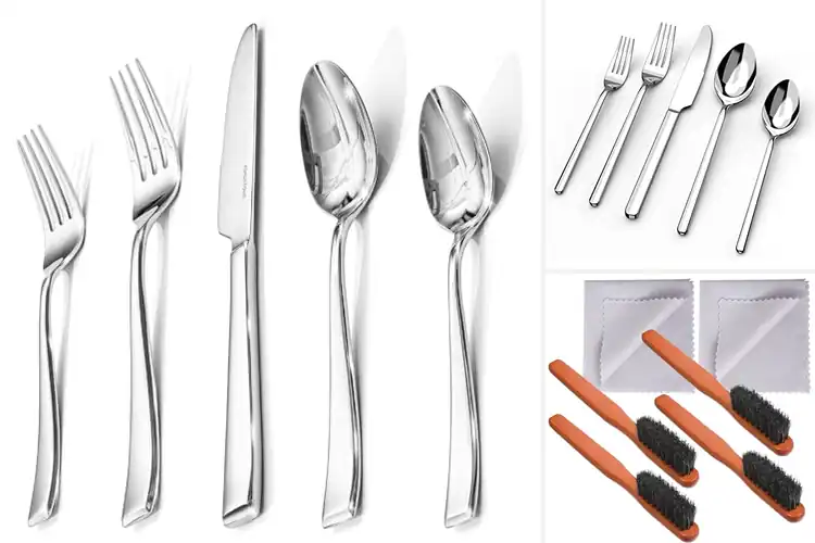 Detailed view of Best Mirror Polish Silverware
