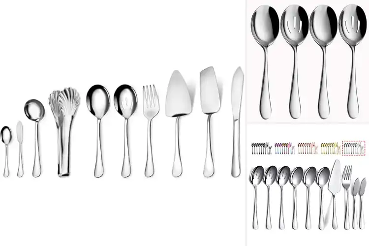 Detailed view of Best Mirror Polished Serving Sets