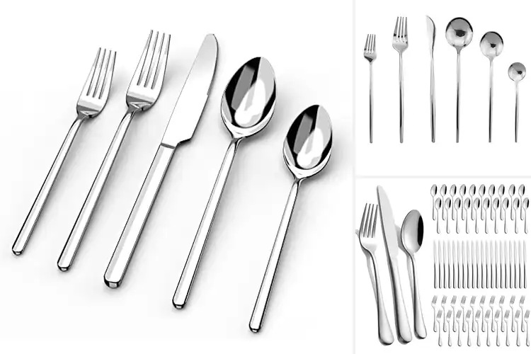 Detailed view of Best Mirror Polished Silver Flatware