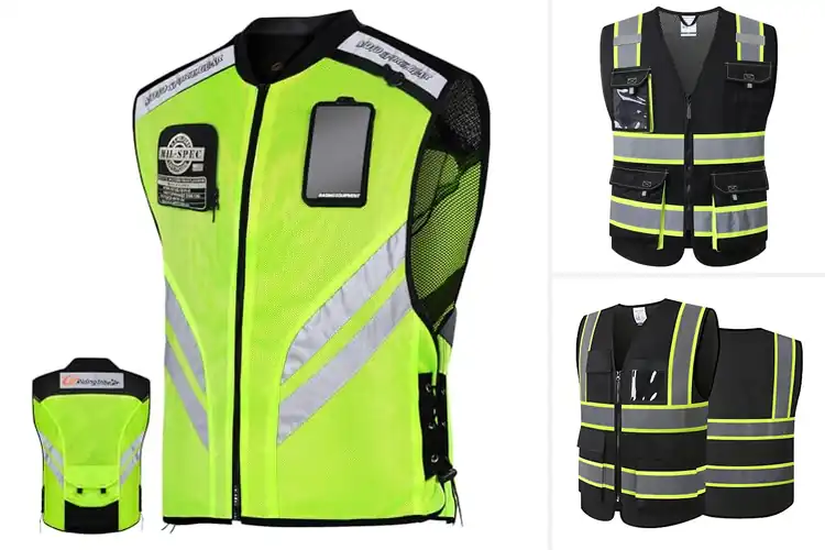 Detailed view of Best Motorcycle Reflective Vests: Top 10 for Safer Rides