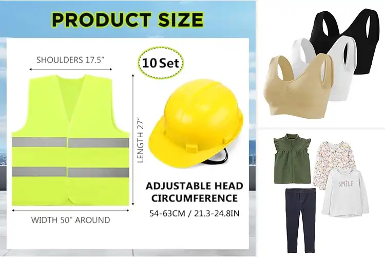 Detailed view of Best Multi Pack Vests Set