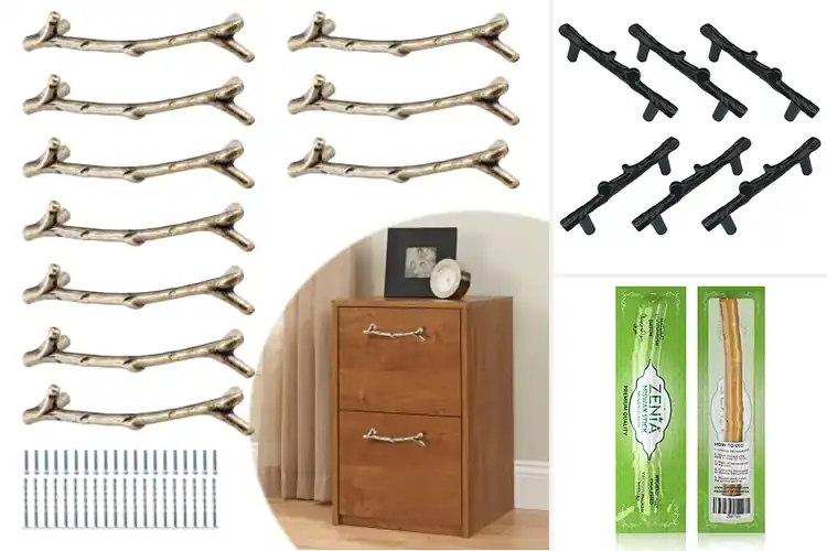 Detailed view of Best Natural Twig Handles: Rustic Charm for Your Home