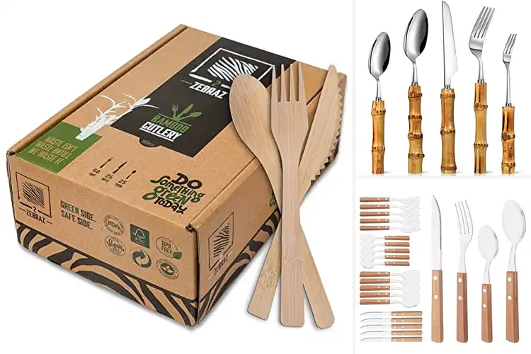 Detailed view of Best Natural Twig Theme Flatware