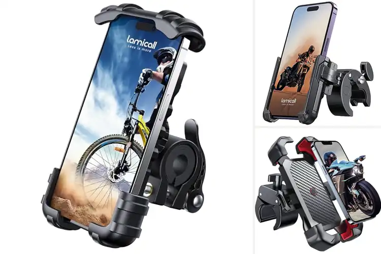 Detailed view of Best One-Hand Bike Phone Mounts