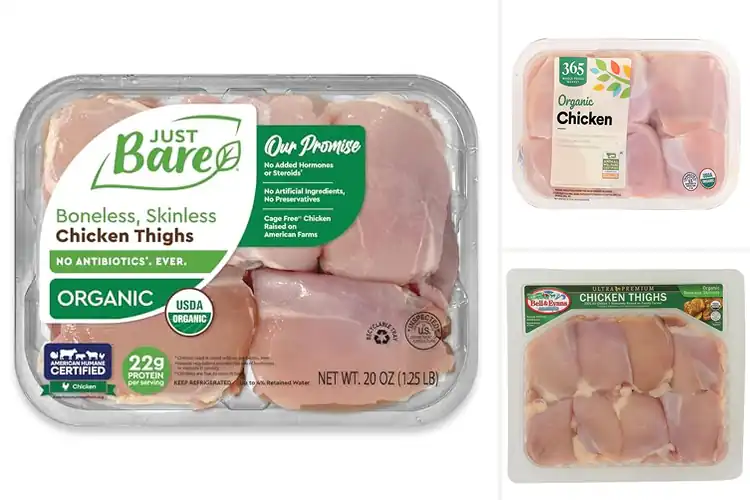 Detailed view of Best Organic Chicken Thighs: Delicious & Ethical