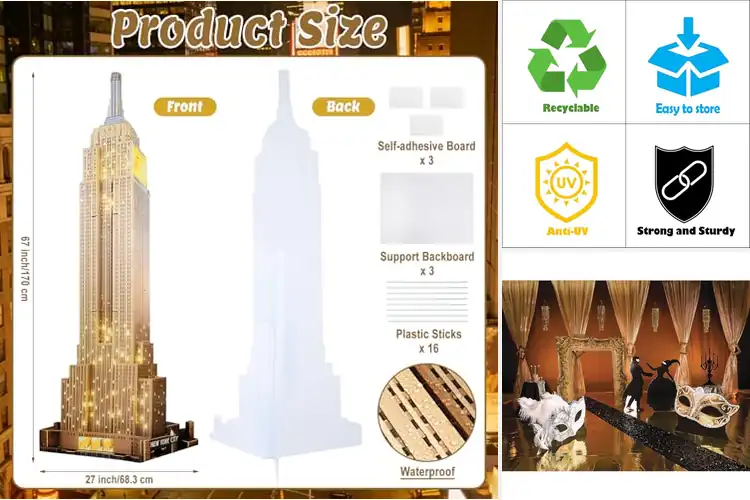 Detailed view of Best Party Decor Cardboard Standees