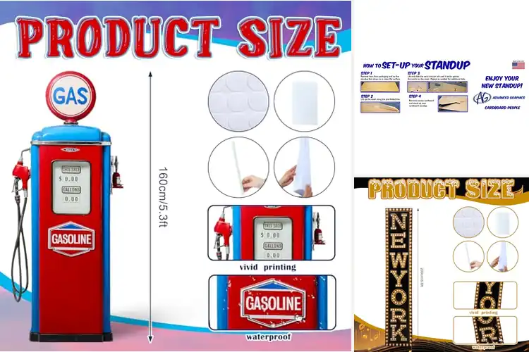 Detailed view of Best Party Decor Cardboard Standups