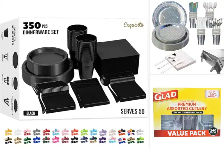 Detailed view of Best Party Tableware Sets